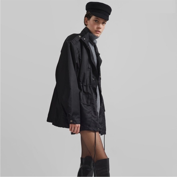 The Frankie Shop Helsta Utility Jacket Black One Size - Picture 5 of 13